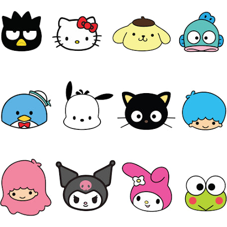 “Sanrio Head Pops” Inspired Rug